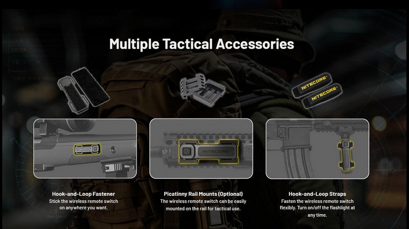 Lampe Torche Nitecore MH40 PRO - 3500 Lumens - Interrupteur sans fil  NYCTALOPE  