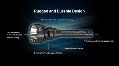 Lampe Torche Nitecore MH40 PRO - 3500 Lumens - Interrupteur sans fil  NYCTALOPE  