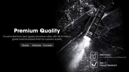 Lampe Torche Nitecore MT1A PRO - 800 Lumens  NYCTALOPE  