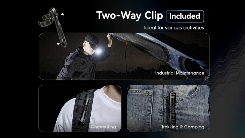 Lampe Torche Nitecore MT1A PRO - 800 Lumens  NYCTALOPE  