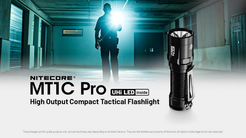 Lampe Torche tactique Nitecore MT1C PRO - 1800Lumens  NYCTALOPE  