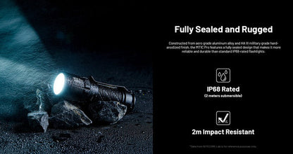 Lampe Torche tactique Nitecore MT1C PRO - 1800Lumens  NYCTALOPE  