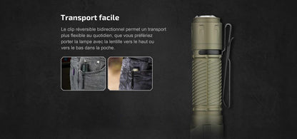 Lampe Torche Olight Warrior Ultra - 2500 Lumens - Performances tactiques supérieures - NYCTALOPE