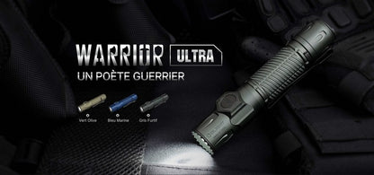 Lampe Torche Olight Warrior Ultra - 2500 Lumens - Performances tactiques supérieures - NYCTALOPE