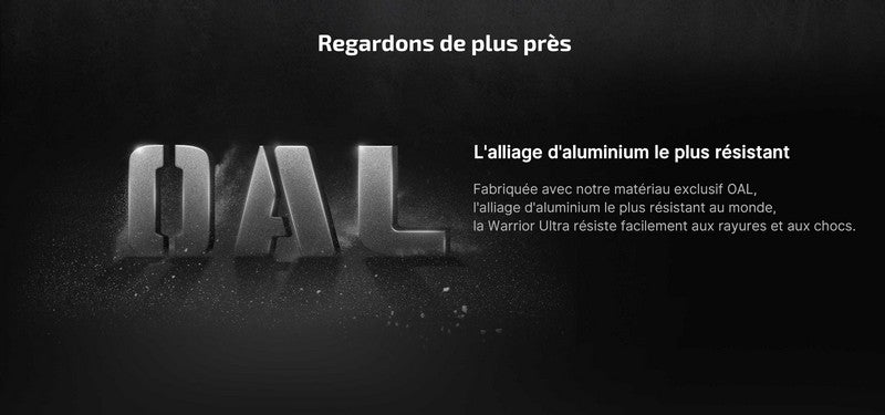 Lampe Torche Olight Warrior Ultra - 2500 Lumens - Performances tactiques supérieures - NYCTALOPE