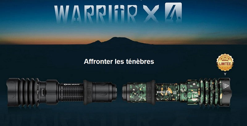 Lampe Torche Olight WARRIOR X4 Kit - 2600 Lumens - Noire  NYCTALOPE  