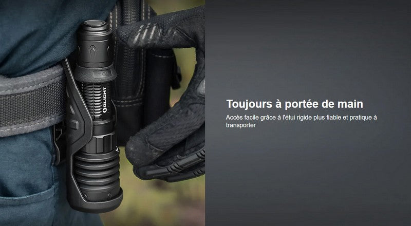 Lampe Torche Olight WARRIOR X4 Kit - 2600 Lumens - Noire