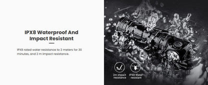 Lampe angle droit multifonctions Nextorch P10 1400 Lumens lumière rouge et bleue  NYCTALOPE  