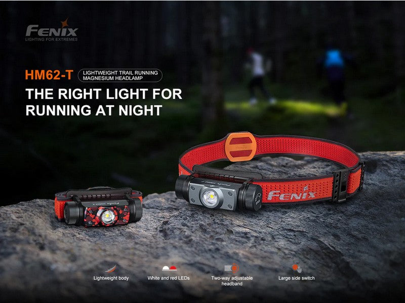 Lampe Frontale Fenix HM62T M Magma - 1200 Lumens  NYCTALOPE  