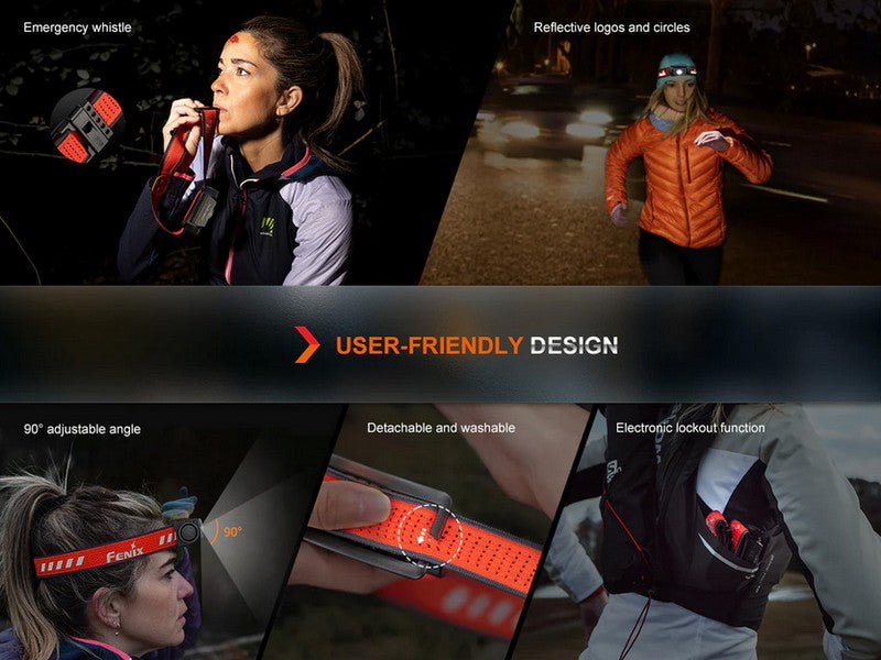 Lampe Frontale Fenix HM62T M Magma - 1200 Lumens  NYCTALOPE  