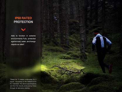 Lampe Frontale Fenix HM62T M Magma - 1200 Lumens  NYCTALOPE  