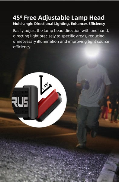 Lampe Frontale Klarus HM5 V2 - 800 Lumens - Lumière rouge - Ultra légère - NYCTALOPE