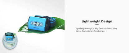 Nextorch TrekStar - lampe frontale légère 220 Lumens avec lumière rouge  NYCTALOPE  