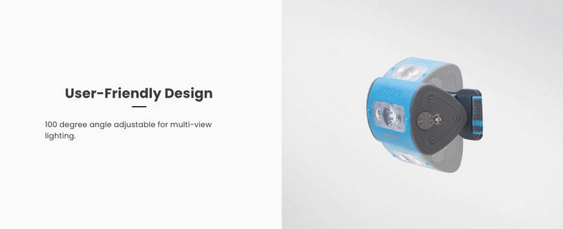 Nextorch TrekStar - lampe frontale légère 220 Lumens avec lumière rouge  NYCTALOPE  