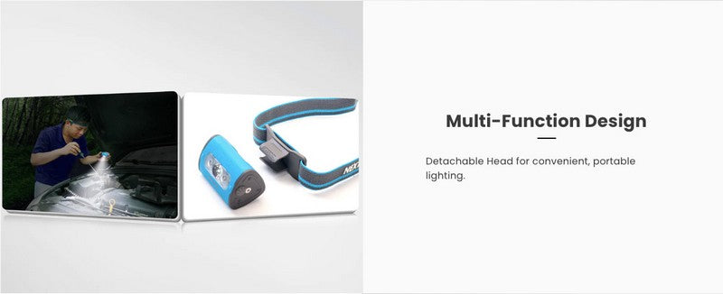 Nextorch TrekStar - lampe frontale légère 220 Lumens avec lumière rouge  NYCTALOPE  