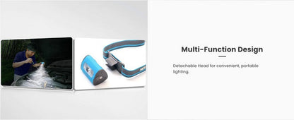 Nextorch TrekStar - lampe frontale légère 220 Lumens avec lumière rouge  NYCTALOPE  