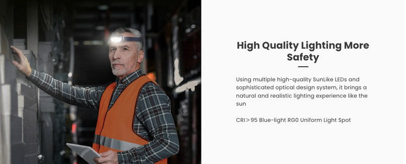 Lampe frontale Nextorch iStar - 450 Lumens - rechargeable USB-C  NYCTALOPE  