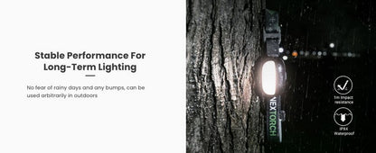 Lampe frontale Nextorch iStar - 450 Lumens - rechargeable USB-C  NYCTALOPE  