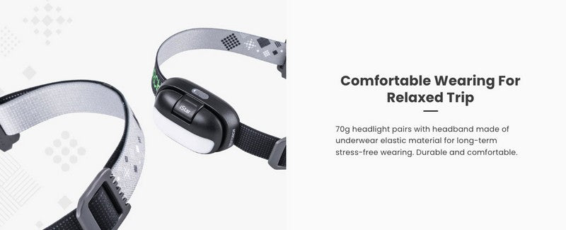 Lampe frontale Nextorch iStar - 450 Lumens - rechargeable USB-C  NYCTALOPE  