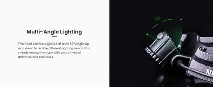 Nextorch myStar R - lampe frontale rechargeable 760 Lumens Focusable  NYCTALOPE  