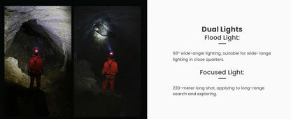 Nextorch myStar R - lampe frontale rechargeable 760 Lumens Focusable  NYCTALOPE  