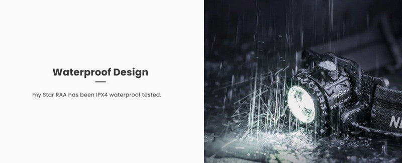 Nextorch myStar R - lampe frontale rechargeable 760 Lumens Focusable  NYCTALOPE  