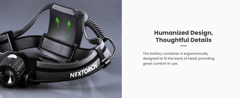 Nextorch myStar R - lampe frontale rechargeable 760 Lumens Focusable  NYCTALOPE  