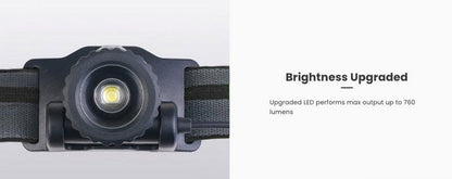 Nextorch myStar V2.0 - 760 Lumens - lampe frontale rechargeable Focusable  NYCTALOPE  