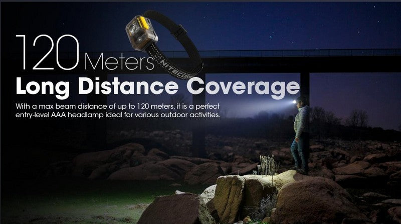 Lampe Frontale Nitecore HA13 – 350 Lumens – Lumière rouge  NYCTALOPE  