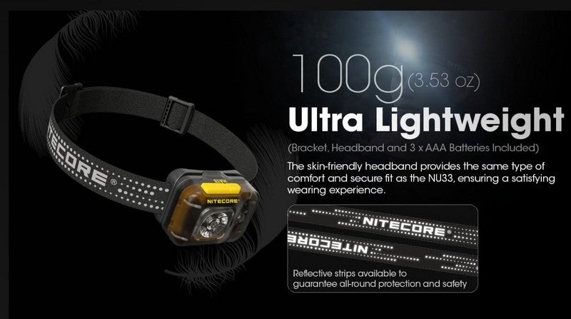 Lampe Frontale Nitecore HA13 – 350 Lumens – Lumière rouge  NYCTALOPE  