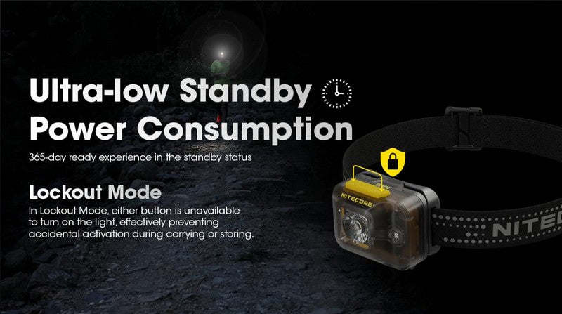 Lampe Frontale Nitecore HA13 – 350 Lumens – Lumière rouge  NYCTALOPE  