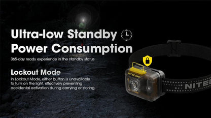 Lampe Frontale Nitecore HA13 – 350 Lumens – Lumière rouge  NYCTALOPE  