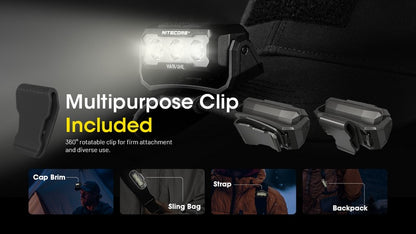 Lampe Frontale Nitecore HA15 UHE – 400 Lumens – Lumière rouge - NYCTALOPE