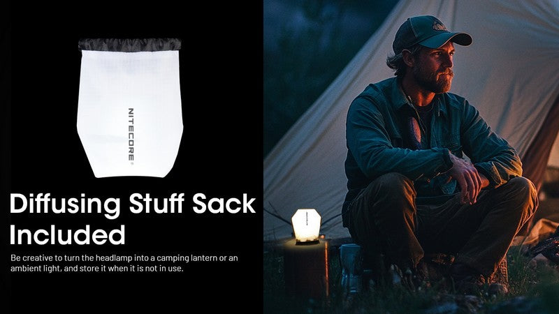 Lampe Frontale Nitecore HA15 UHE – 400 Lumens – Lumière rouge - NYCTALOPE