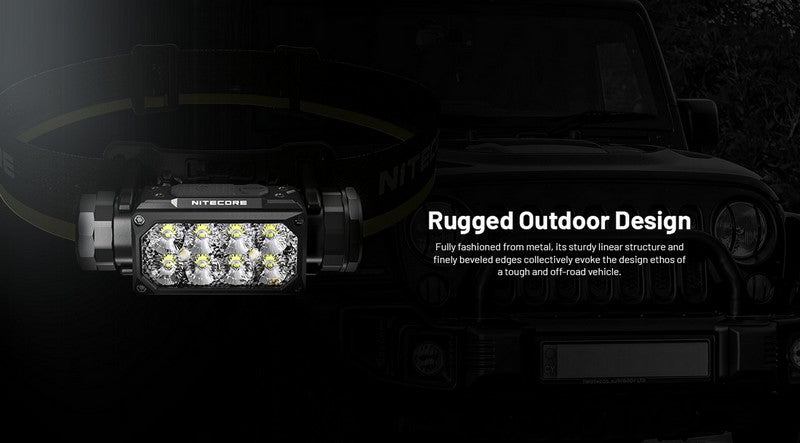 Lampe frontale Nitecore HC65 UHE - 2000 Lumens - Rechargeable USB-C - Lumière rouge  NYCTALOPE  