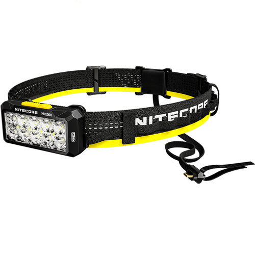 Lampe frontale Nitecore HU2000 - 2000 Lumens - S'alimente en USB-C  NYCTALOPE  