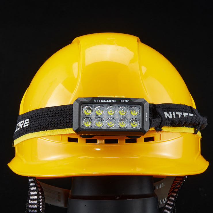 Lampe frontale Nitecore HU2000 - 2000 Lumens - S'alimente en USB-C  NYCTALOPE  