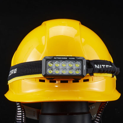 Lampe frontale Nitecore HU2000 - 2000 Lumens - S'alimente en USB-C  NYCTALOPE  