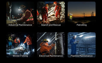 Lampe frontale Nitecore HU2000 - 2000 Lumens - S'alimente en USB-C  NYCTALOPE  