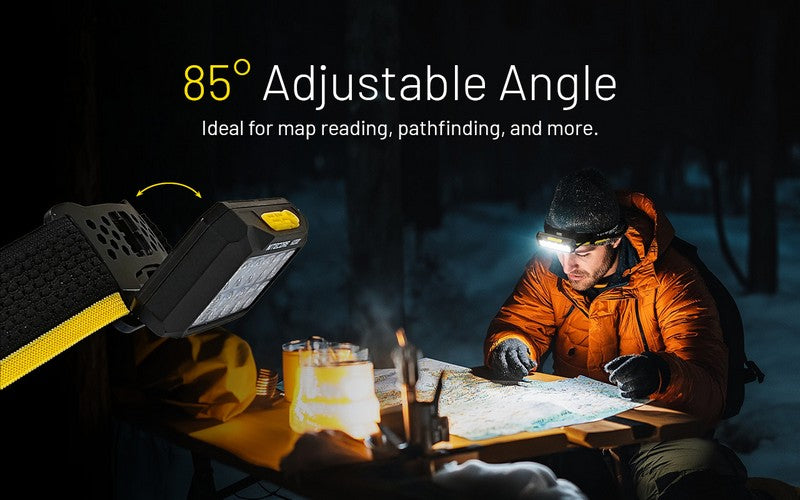 Lampe frontale Nitecore HU2000 - 2000 Lumens - S'alimente en USB-C  NYCTALOPE  