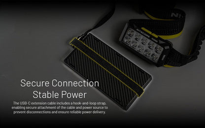 Lampe frontale Nitecore HU2000 - 2000 Lumens - S'alimente en USB-C  NYCTALOPE  