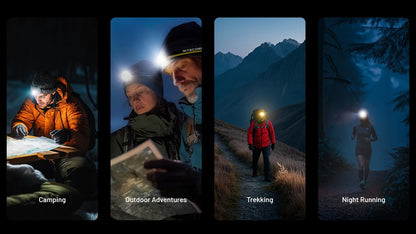 Lampe Frontale Nitecore NU25 MCT – 400 Lumens rechargeable - NYCTALOPE