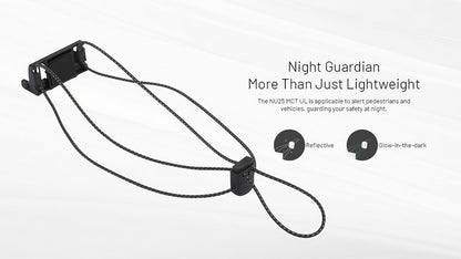 Lampe Frontale Nitecore NU25 MCT UL – 400 Lumens - NYCTALOPE