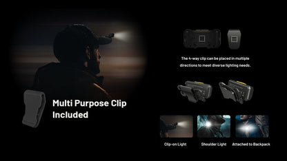 Lampe frontale Nitecore NU27 - 600 Lumens rechargeable  NYCTALOPE  