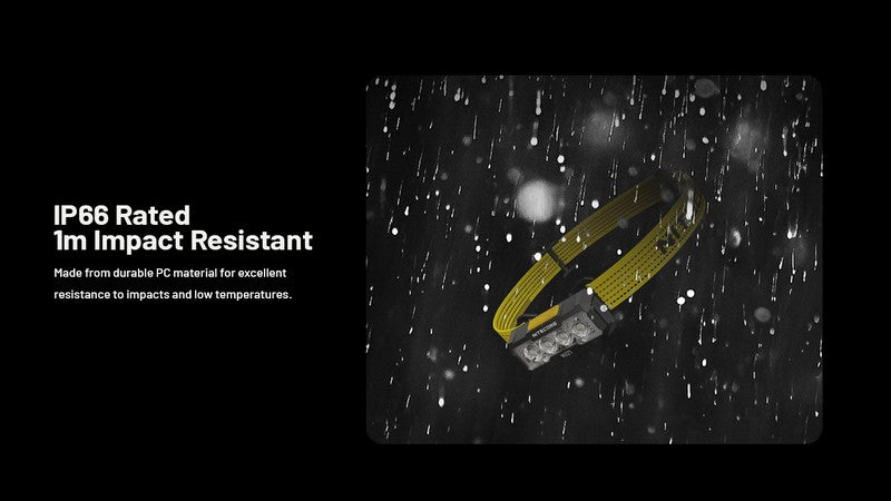 Lampe frontale Nitecore NU27 - 600 Lumens rechargeable  NYCTALOPE  