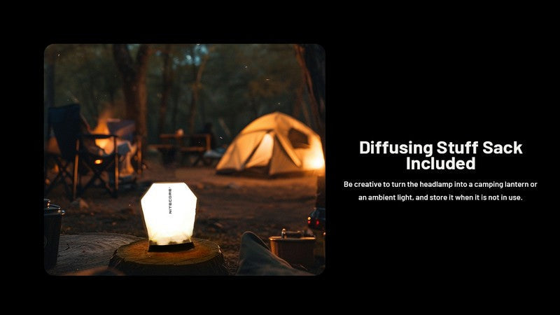 Lampe frontale Nitecore NU27 - 600 Lumens rechargeable  NYCTALOPE  