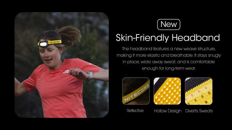 Lampe Frontale Nitecore UT27 NEW – 800 Lumens - Blanche  NYCTALOPE  