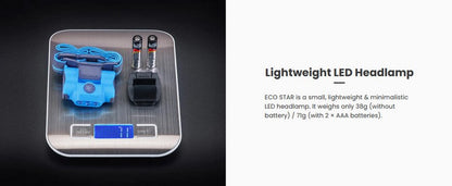 Nextorch ecoStar - lampe frontale ou lampe à clip ultra légère - 48 Lumens  NYCTALOPE  