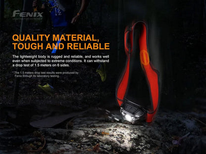 Lampe Frontale Fenix HL18R-T - 500 Lumens - Ultralégère Running Trail  NYCTALOPE  