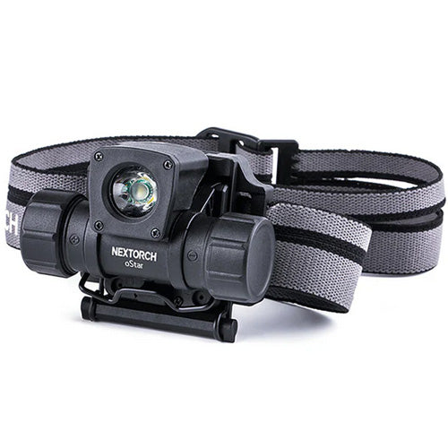 Lampe frontale Nextorch oStar - 500 Lumens - multifonctions pour casque de chantier et tactique  NYCTALOPE  
